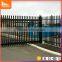 smooth surface triple point powder painted not to rust steel palisade fencing uk market