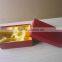 Shiny color red paper gift box from Vietnam with original price