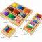 Preschool Wooden early educationa toys montessori sesorial teaching aids color board