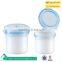 12ml Single Wall Empty Plastic Cosmetic Jar With Fliptop