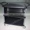 3 Tiers Plastic Commercial Restaurant And Hotel Multiduty Service Cart