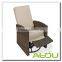 Audu Recliner Chair,Outdoor Garden Rattan Recliner Chair With Footrest