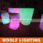 2014 hot !!! Color changing rechargeable outdoor waterproof led bar table