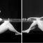 white red black resin naked lady home decration statue art piece