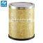 Indoor stainless steel swing lid waste disposal bin