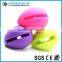 The most fashion candy color silicone phone louder speaker wireless accessory