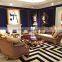 Luxury French Baroque Style Classic Carving Giltwood Upholstery Three Seat Sofa BF12-04274d