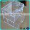 Pop Clear Acrylic Cosmetic Jewelry Display Organizer Box With 7 Drawers& Top Lid