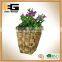 Horticultural Handmade PE Rattan Garden Planter Boxes