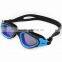 2015 New Panoramic Silicone Adult Swimming Goggles in Blue Lens(CF-7202)