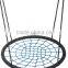 Outdoor Garden Black and Blue Round Web Baby Swing High Chair