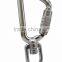 A204KTL Tool Swivel Carabiner Aluminum 8kN Safety Tether Hook