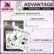 Beauty Makeup Cool Waterproof Temporary Tattoo Stickers for Girls and Man