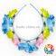 Cheap Kids Hair Clasp With Three Purple Flower For Baby Girls Baby Hair Accessories