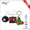 promotion key chain custom , Soft Silicone Car Key Ring Keychain