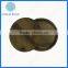 round burnt color pine wood tray