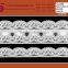 Classical embroidered eyelet dentelle lace trimming fabric for garments