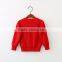 New coming O neck kids knitting patterns jacquard christmas sweater