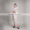 Myfur More Than Trade Women's Fox Fur Vest with White Design