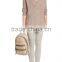 Hot selling warm sweater business casual long knnited oversized sweater