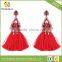 Fashion Jewelry Tassel Dangle Earrings Cheap Wedding Bohemian Drop Statement Earrings For Women Flowers Charm