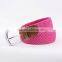 Stretch braided custom printed elastic ribbon belt