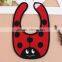 infant kids age cute cartoon print baby bibs with waterproof backing