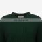 All-over Ribbing Crew Neck Wool Cashmere Blend Sweater With High Quality Wool Sweater
