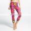 Shiny camo leggings colored sports leggings yoga pants