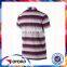 Custom purple stripe polo tee shirt wholesale funny golf wear
