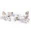 Novelty Cufflinks Animals Sliver Horses Model Cufflinks