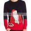 Winter Santa Snow Men's Shrug Knitted Pullover Jumpers Ugly Christmas Sweater