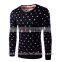 Hot High Quality Men's Wool Viscose Customize Knitted Sweater