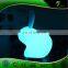 PVC Cute Inflatable Rabbit with LED Lighting for Easter Decoration , Inflatable Bunny Replica Lighting for Advertising