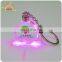 2016 New Glow in the Dark Keychain, Glass Transparent Keychain with Custom Logo For Souvenir