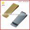 Engraved Logo Antique Brass Money Clip