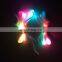 Wholesale charm multicolor light up electric led shoelaces