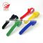 Self-gripping back to back hook loop fastener strap for cable tie