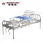 heavy duty 2 cranks manual hospital patient bed for old people's home