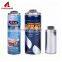 CMYK Print tinplate monobloc car aerosol spray bottle
