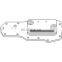 A3957543 Tractor Oil cooler plate Aftermarket replacement for John Deere 5P