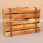 Custom hinged burn effect wooden wine case 6 bottle wooden case for wine
