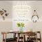 Circular living room chandelier modern minimalist Nordic restaurant lamp fashion office showroom chandelier