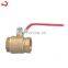 fully welded lockable steel or brass water mini ball valve