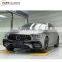 E class W213 to 2021 E63 style body kit for E class PP material car parts with front bumper rear diffuser and tips
