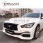 INFINI Q50 body kit for Q50 to EAU style with front bumper rear bumper and muffler tips high quality PP material