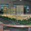 Architecture scale model for apartment building, building modeling
