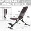 New Design Hot Sale Pu Non Slip Mat Foldable Tilt Bench Press Adjustment Dumbbell Bench