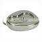 Top Quality Surgical instruments Stainless Round  Steel Bed Pan with cover