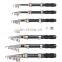 black  Mini Glass Fiber Telescopic Sea Fishing Pole Portable Hand Fishing Tackle Spinning Rod